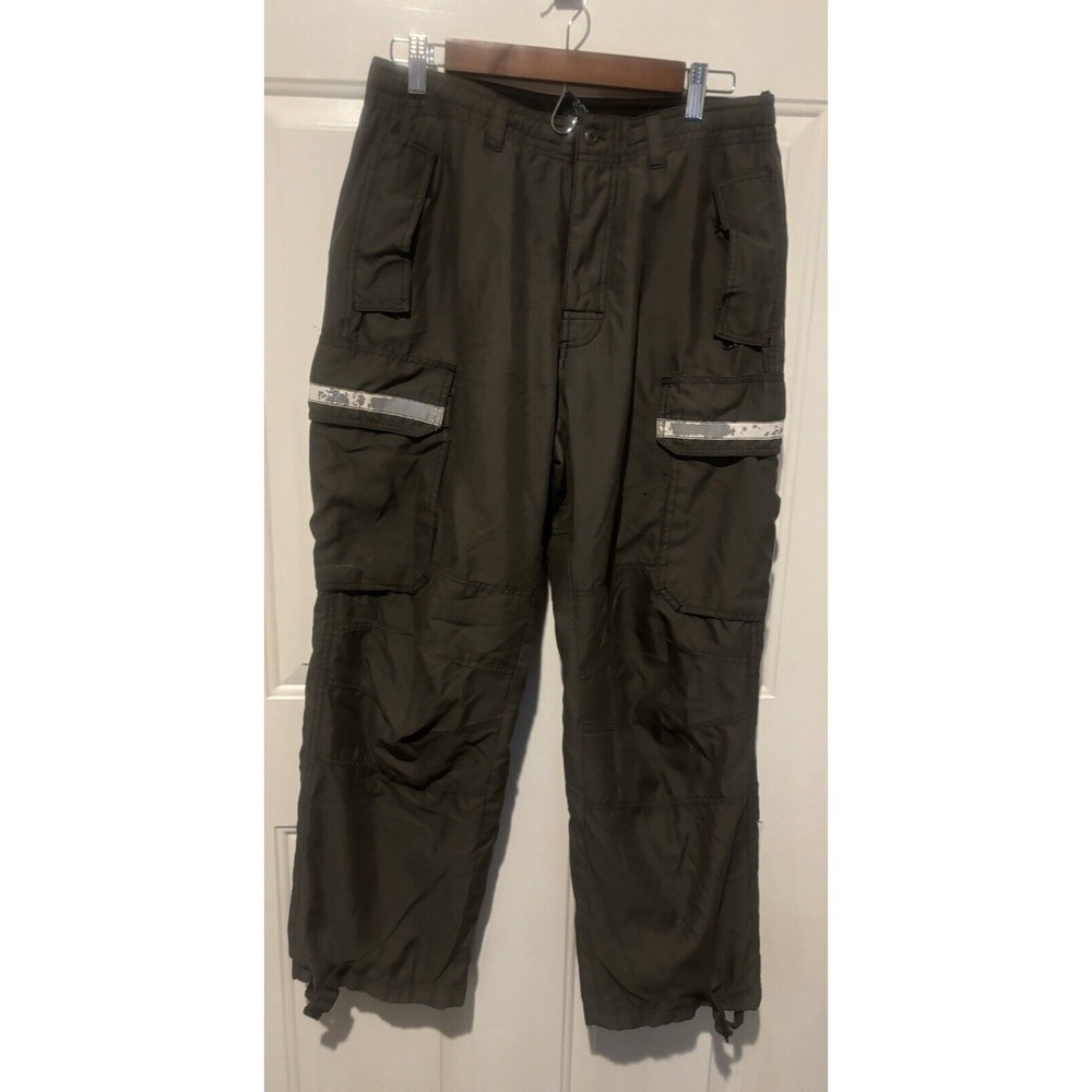 VINTAGE GAP Reflective‎ Mens  Windbreaker Black Track XS Pants VTG